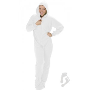 Schlafoverall (Fleece) ARCTIC WHITE